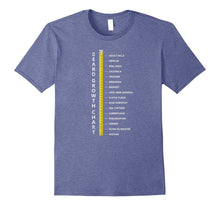 Mens Beard Length Growth Chart Ruler T-Shirt for Men
