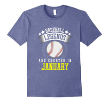 Funny Baseball Legends Are Created in January T-Shirt Meme