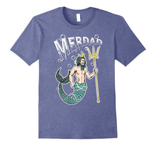 Merdad T-Shirt Mermaid Dad Tee Shirt