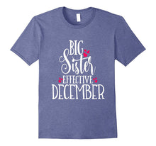 Big Sister Shirt Pregnancy Baby Mom Effective December
