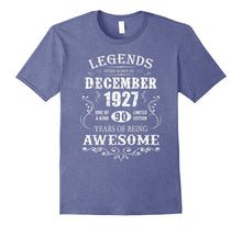 Legends Were Born in December 1927-90th Birthday Gift Shirt