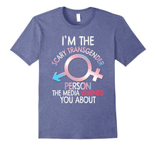 Funny Im the Scary Transgender Person T-Shirt Bi Gay Pride