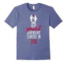 1st Wedding Anniversary T-Shirt Funny for Married in 2016 J