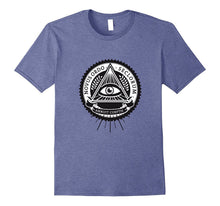Illuminati All Seeing Eye Pyramid Symbol Nerd T-Shirt