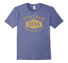 1936 Authentic 81 Years Old 81st B-Day Birthday Gift T-Shirt