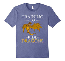 Funny Training to Ride Dragons T-Shirt Geek Nerd Gamer Gift