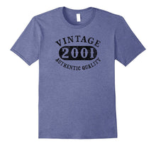 2001 Vintage 16 Years Old 16th B-Day Birthday Gift T-Shirt