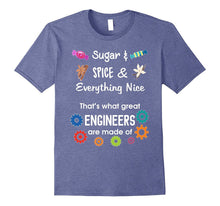 Sugar & Spice Make Great Engineers Girls Women STEM T-Shirt