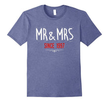 20th Wedding Anniversary Gift Shirt Mr and Mrs Since 1997