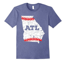 Atlanta ATL Georgia Distressed Baseball T-Shirt