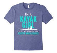I'm a Kayak Girl Shirt Distressed Teal