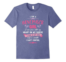 I Am a November Girl T-Shirt Womens Birthday Gifts Shirt