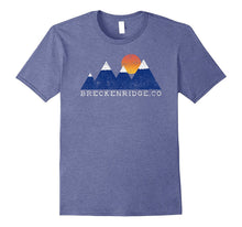 Retro Breckenridge Colorado Snowcap Mountain Sunset T-Shirt