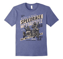 Classic Half Mile Motorcycle Side Car Bikers Race T Shirt