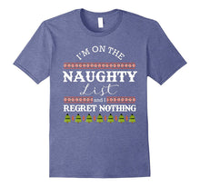 Christmas Funny Naughty List T Shirt Mens Womens Kids Cute