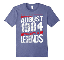 August 1984 the Birth of Legends , 33 Years Old T-Shirt