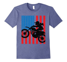 Dirt Bike American Flag Shirt | Enduro Motocross T-Shirt