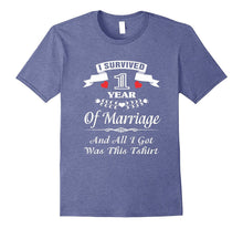 1st Anniversary T-Shirt 1 Year Wedding Marriage Gift