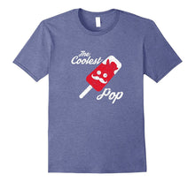 The Coolest Pop Mustache Popsicle T-Shirt Funny for Dad Men