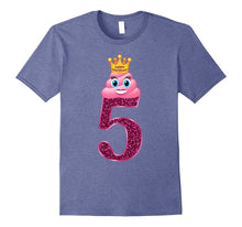 Girls 5th Birthday Poop Princess T-Shirt