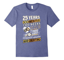25th Anniversary T-Shirt 25 Years Wedding Marriage Gift