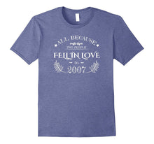 10th Wedding Anniversary T-Shirt Funny for Married in 2007 C
