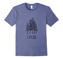 Explore Pine Trees Camping Shirt Tribal Outdoors Forrest